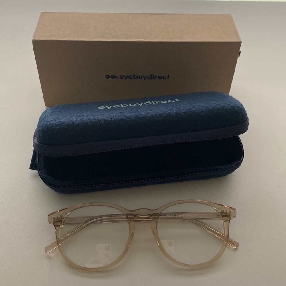 eyebuydirect Aura glasses non-prescription glasses frames